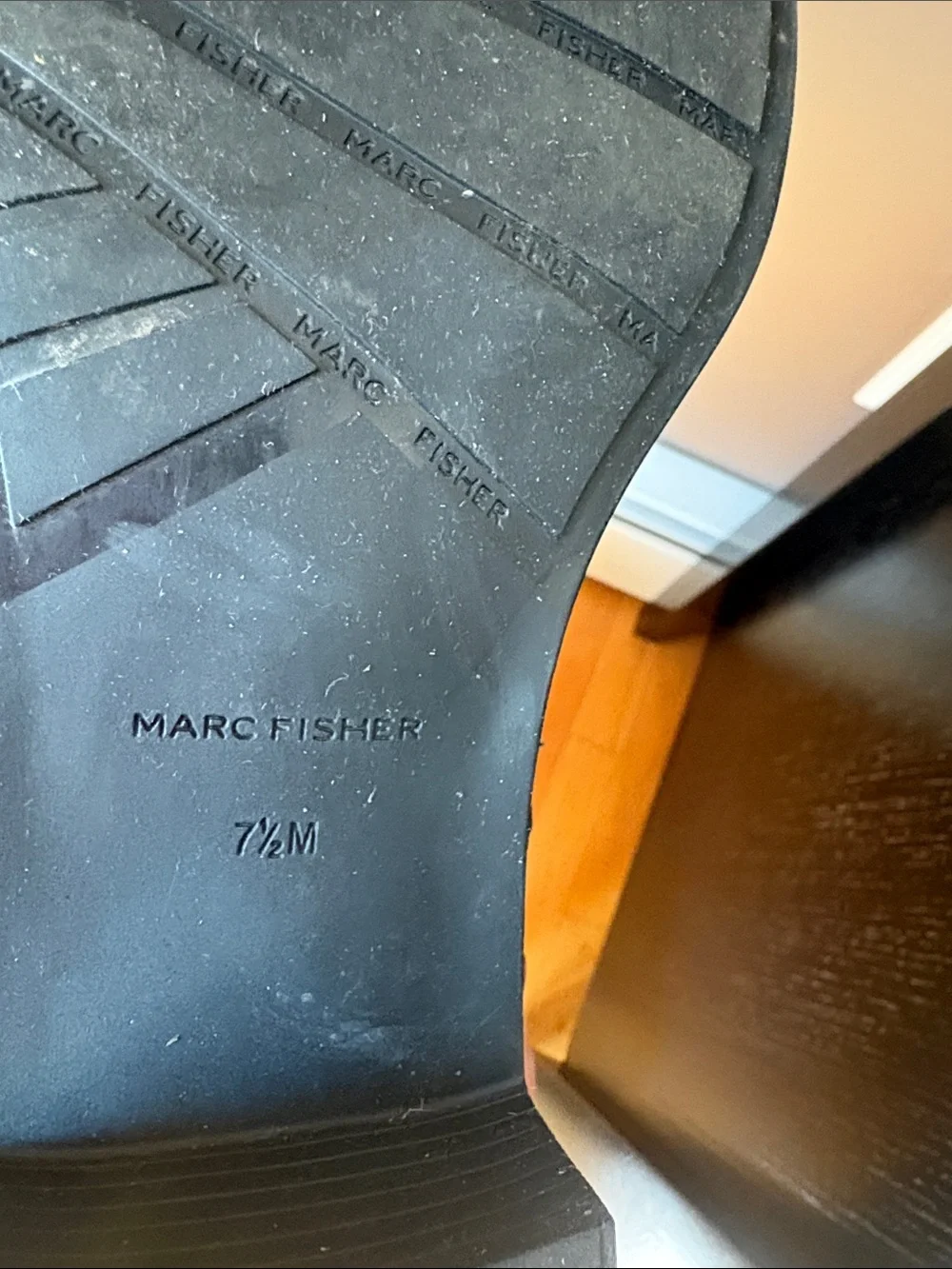 Marc Fisher Black Over-the-Knee Leather & Suede Boots